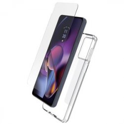 STARTER PACK COQUE SOUPLE VERRE TREMPE MOTOROLA G54