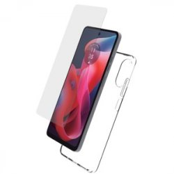 STARTER PACK COQUE SOUPLE VERRE TREMPE MOTOROLA G24