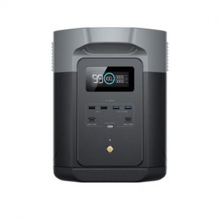DELTA 2 Max, tragbare Powerstation (schwarz, 2.048 Wh, X-boost 3.100W, LFP-Akku)