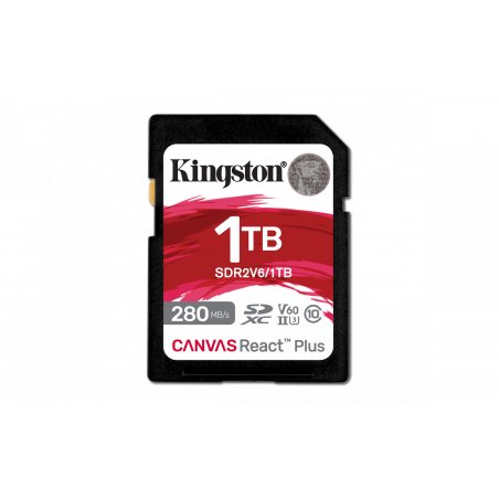 Card Kingston Canvas React Plus V60 SD 1TB