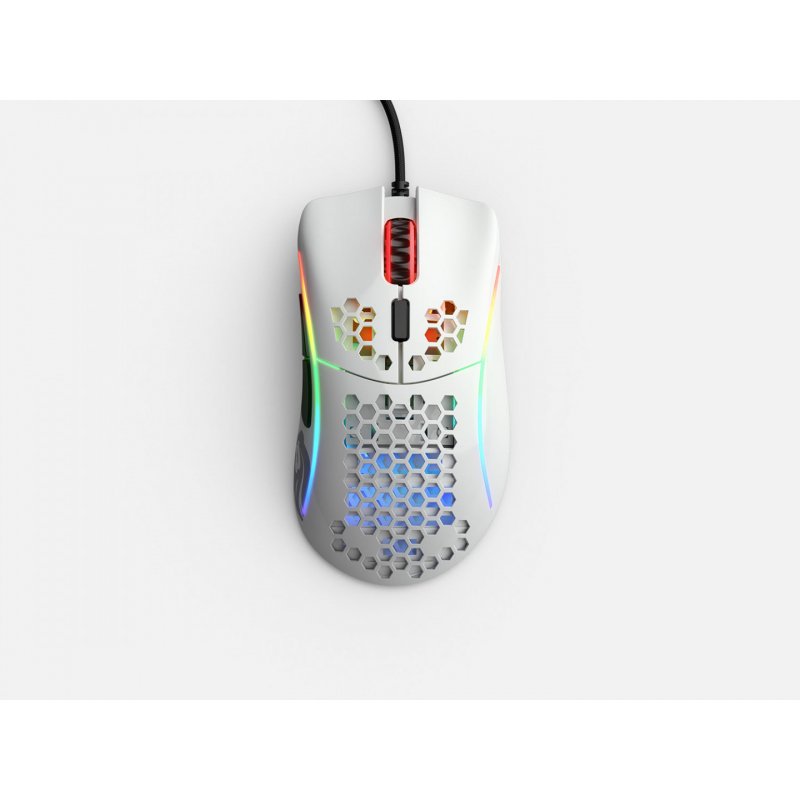 Glorious Model D- Gaming-Maus - weiß, glossy
