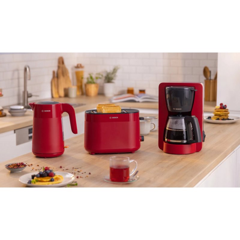 Kompakt-Toaster MyMoment TAT2M124 (rot, 950 Watt, für 2 Scheiben Toast)
