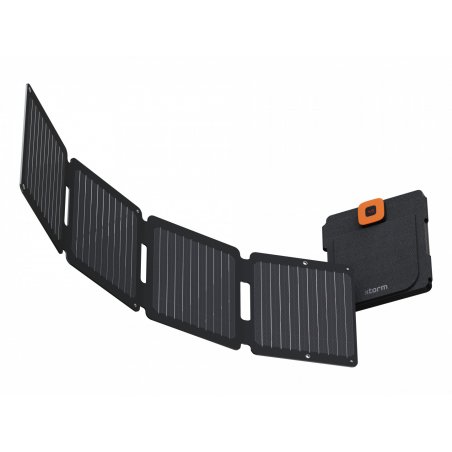 FOLDABLE SOLAR PANEL 28W XTORM - BLACK