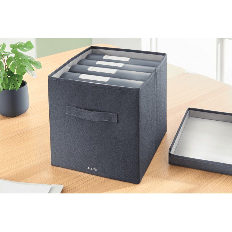 Leitz 61450089 file storage box Cardboard, Fabric Grey