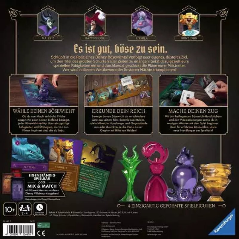 Disney Villainous jeu de plateau Intro to Evil *ALLEMAND*
