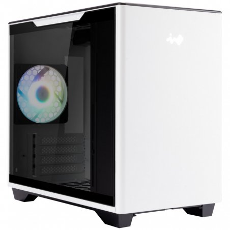 InWin A3 Mini-Tower Tempered Glass - weiß