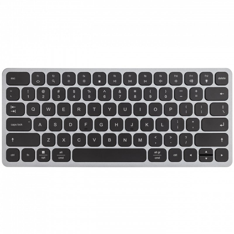 AXAGON HMC-KB keyboard USB-C 5Gbps with HUB, microSD/SD, 3x USB-A, HDMI 4K/60Hz, PD 100W, Audio, US