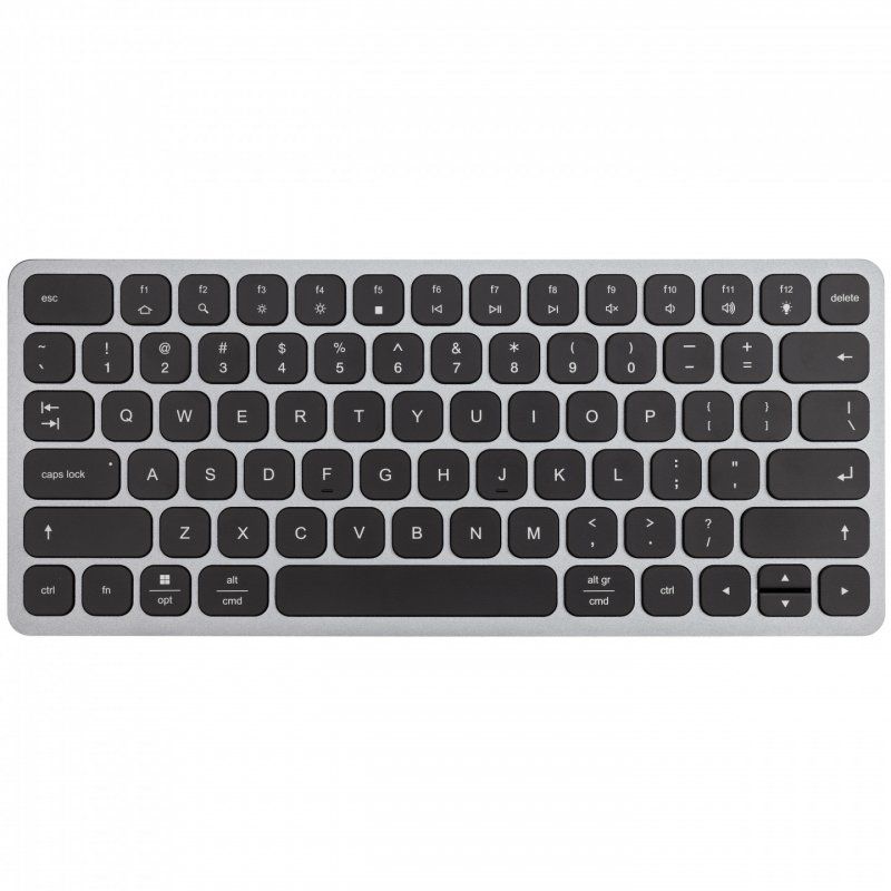 STOCK1 - AXAGON HMC-KB keyboard USB-C 5Gbps with HUB, microSD/SD, 3x USB-A, HDMI 4K/60Hz, PD 100W, Audio, US