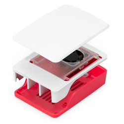 Raspberry Pi 5 Gehäuse Kunststoff White/Red