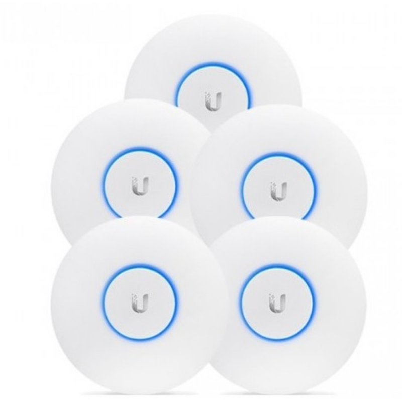 Ubiquiti - UAP-AC-PRO-5 - UniFi Access Point, AC PRO 5 pack - Pack de 5 points acces bi-bande 802.11ac - 2 ports Etherne