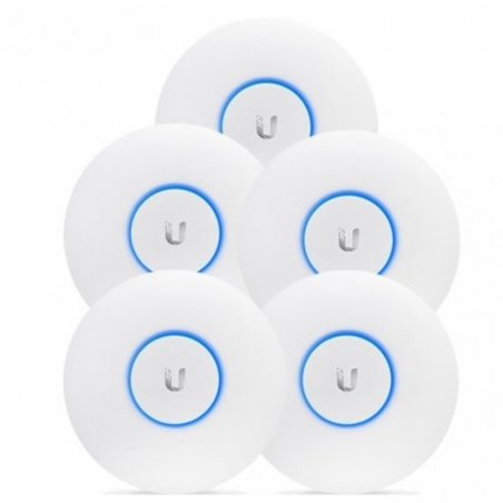 Ubiquiti - UAP-AC-PRO-5 - UniFi Access Point, AC PRO 5 pack - Pack de 5 points acces bi-bande 802.11ac - 2 ports Etherne