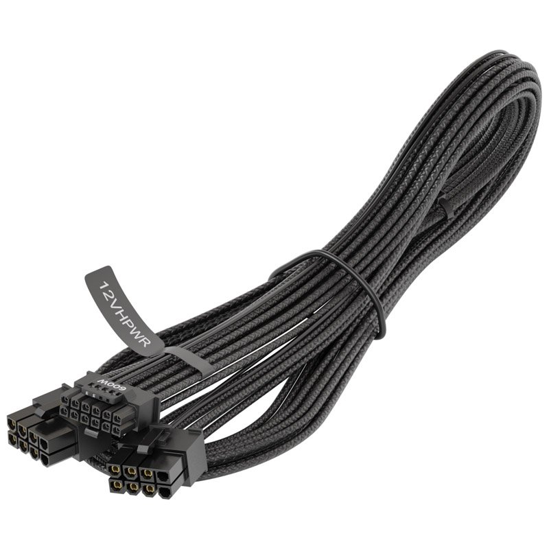 Cable modulaire Seasonic 12VHPWR - 1x PCIe 12 4 pins (Noir)