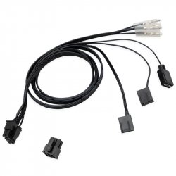 EK-Loop OmniLink 6-Pin-Stromkabel (Dual PWM) (schwarz, 50cm)