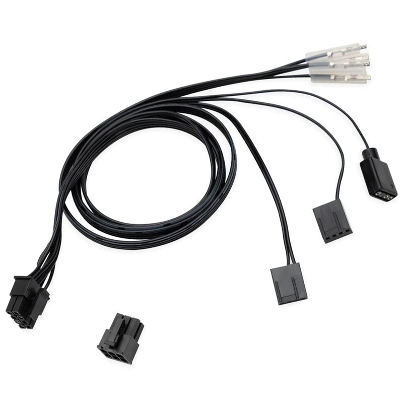 EK-Loop OmniLink 6-Pin-Stromkabel (Dual PWM) (schwarz, 50cm)