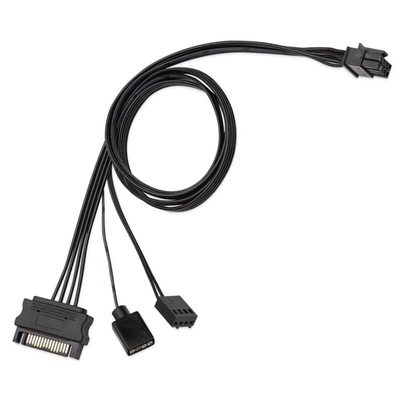 EK-Loop OmniLink SATA-Stromkabel (schwarz, 50cm)