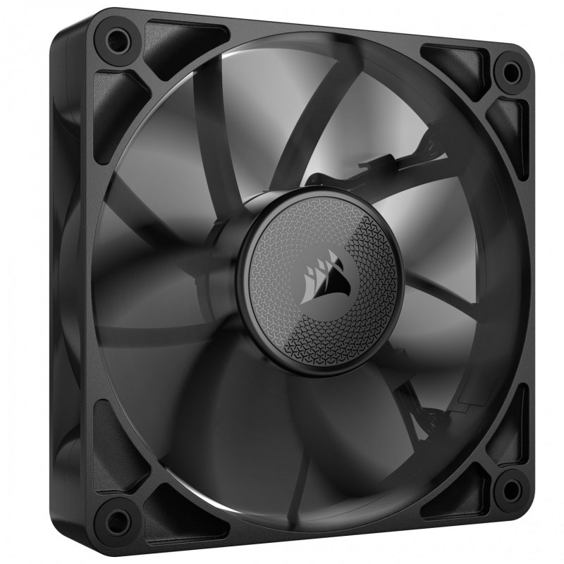 Corsair iCUE LINK RX120 12cm PWM Case Fans x3, Magnetic Dome Bearing, 2100 RPM, iCUE LINK Hub Included, Black