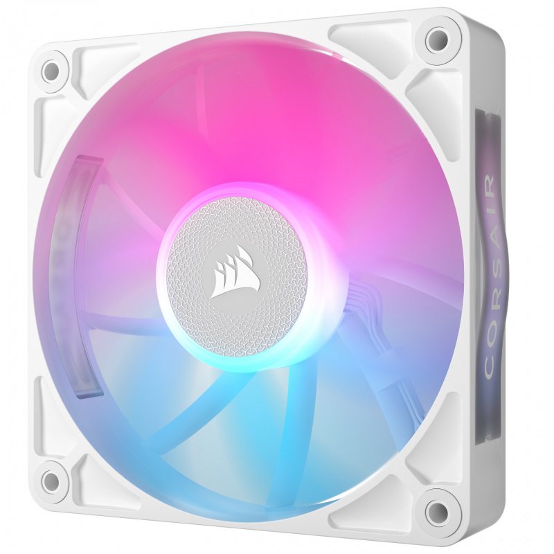 Corsair iCUE LINK RX120 RGB 12cm PWM Case Fans x3, 8 ARGB LEDs, Magnetic Dome Bearing, 2100 RPM, iCUE LINK Hub