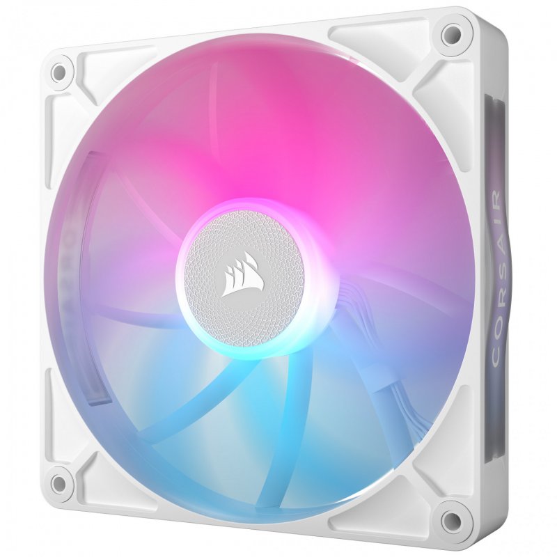 Corsair iCUE LINK RX140 RGB 14cm PWM Case Fans x2, 8 ARGB LEDs, Magnetic Dome Bearing, 1700 RPM, iCUE LINK Hub
