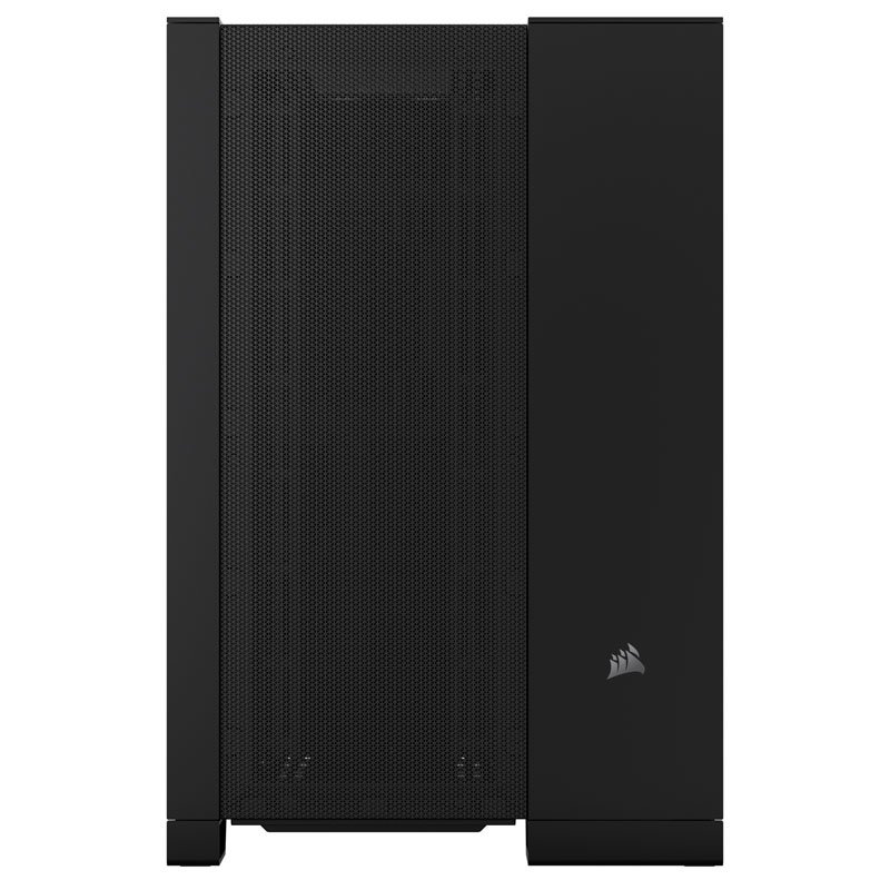 Corsair 6500D Airflow Dual Chamber Gaming Case w/ Glass Window, ATX, No Fans Inc., Fully Mesh Panelling, USB-C, Black