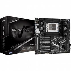 Asrock WRX90 WS EVO, Workstation, AMD WRX90, sTR5, EEB, 8 DDR5 ECC, Dual 10G LAN, SlimSAS, MCIO, 7x