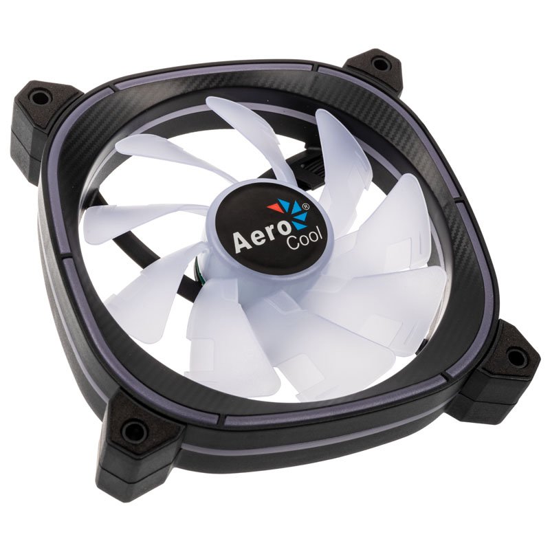 Ventilateur de boitier Aerocool Astro 12F RGB 12cm (Noir)