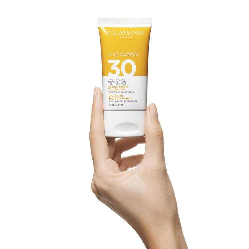 Clarins Crème Solaire Toucher Sec Visage UVA/UVB 30 100ml