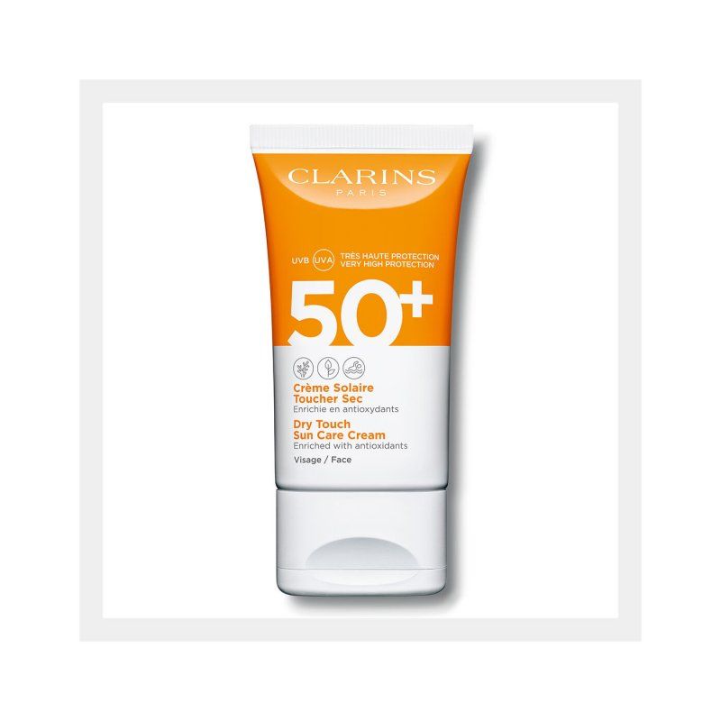 Crema Solar Tacto Seco Muy Alta Protección Uva / Uvb Spf 50 - Rostro 50 Ml
