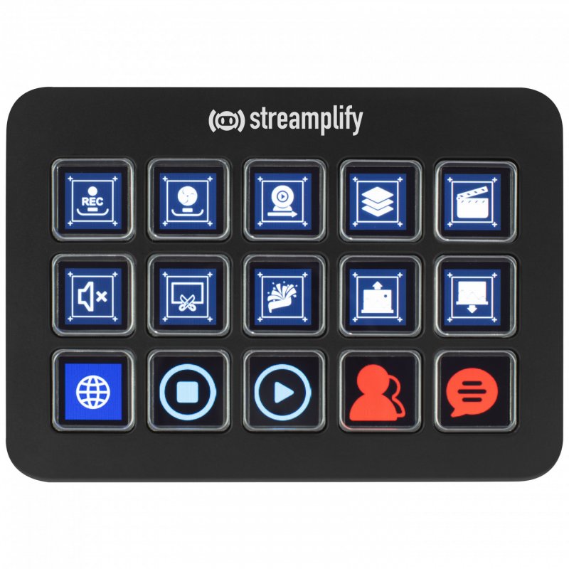 Streamplify STREAMING DECK ONE Stream Controller - schwarz