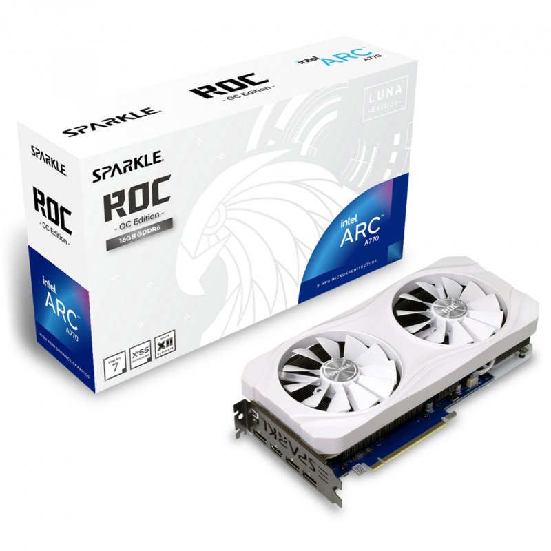 Sparkle Arc A770 ROC Luna White, 16384 MB GDDR6