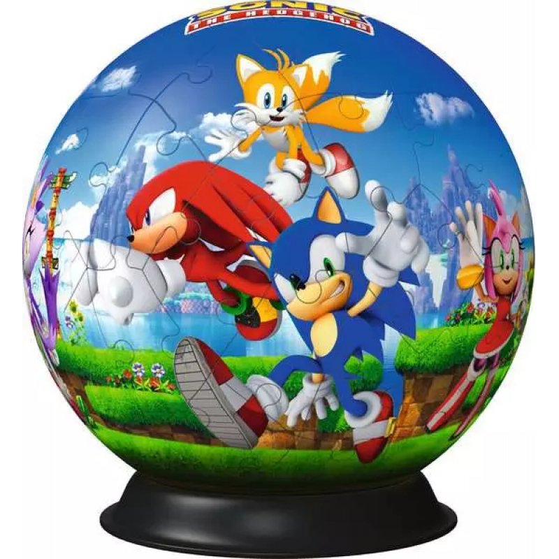 Sonic - The Hedgehog Puzzle 3D Characters Puzzle Ball (72 pièces)