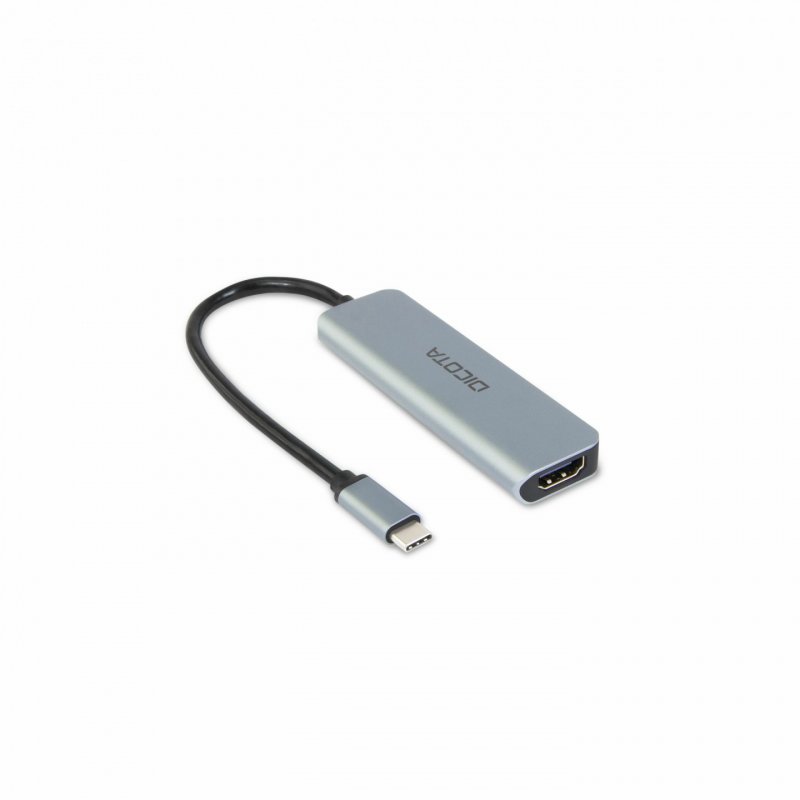DICOTA D32060 interface hub USB Type-C Silver