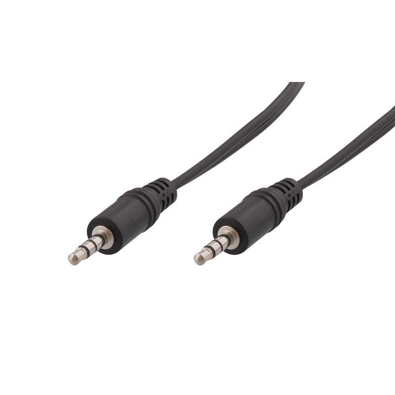Cable audio Jack 3,5mm T'nB M/M 3m (Noir)