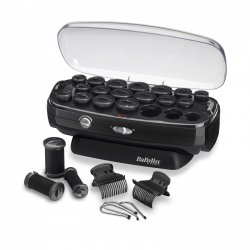 BaByliss Thermo Ceramic Rollers Kit d'accessoires de coiffure Noir, Acier inoxydable 50 W 2 m