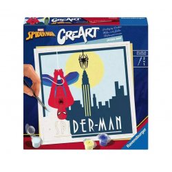 Marvel set de peinture par numéros CreArt Spider-Man 20 x 20 cm