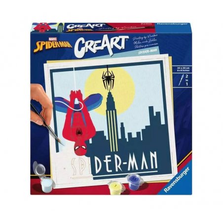 Marvel set de peinture par numéros CreArt Spider-Man 20 x 20 cm