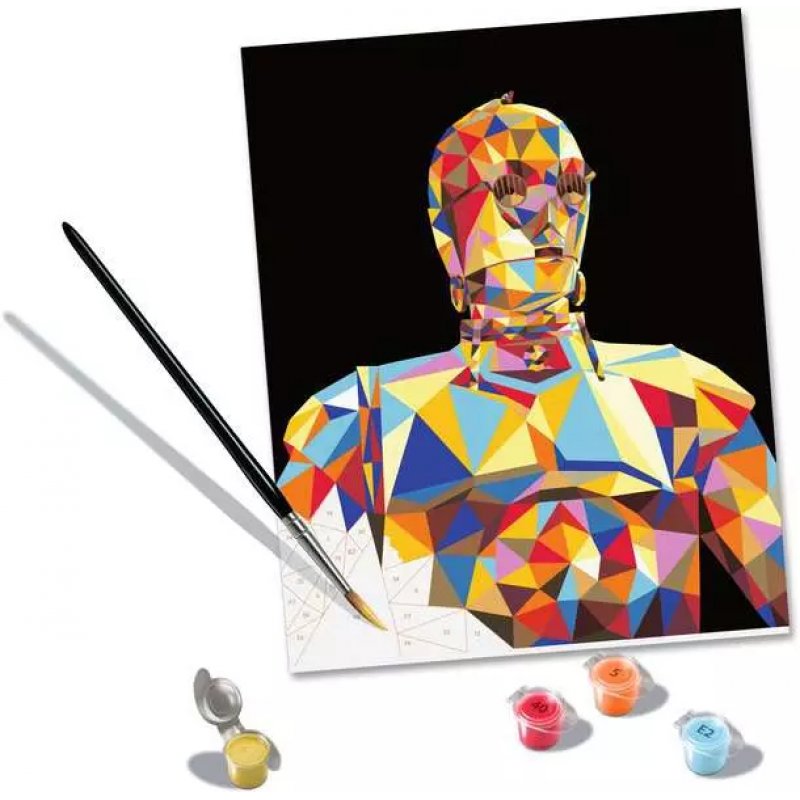 Ravensburger 23894 livre et page à colorier Couleur par kit de peinture par numéros