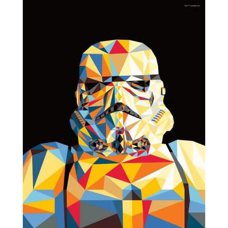 Star Wars set de peinture par numéros CreArt Stormtrooper 24 x 30 cm
