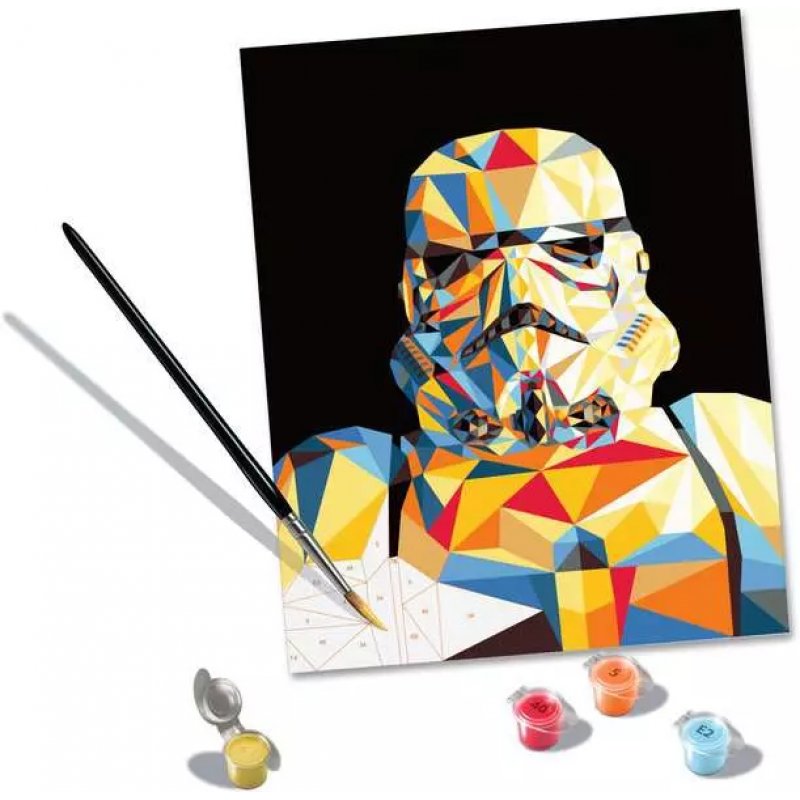 Star Wars set de peinture par numéros CreArt Stormtrooper 24 x 30 cm