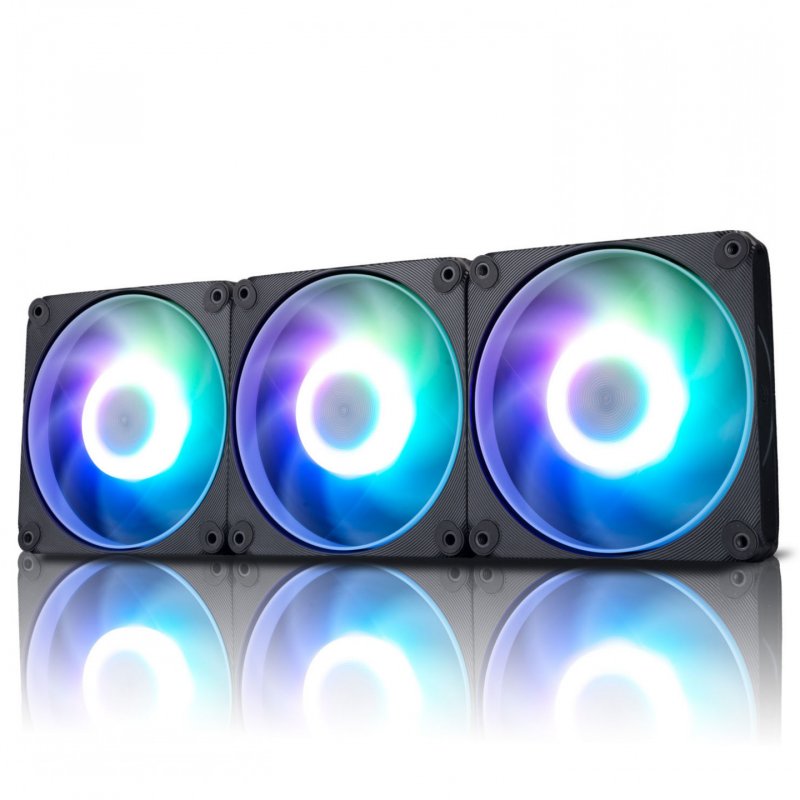 InWin AM120S RGB PWM Lüfter 3er Pack - 120mm, schwarz