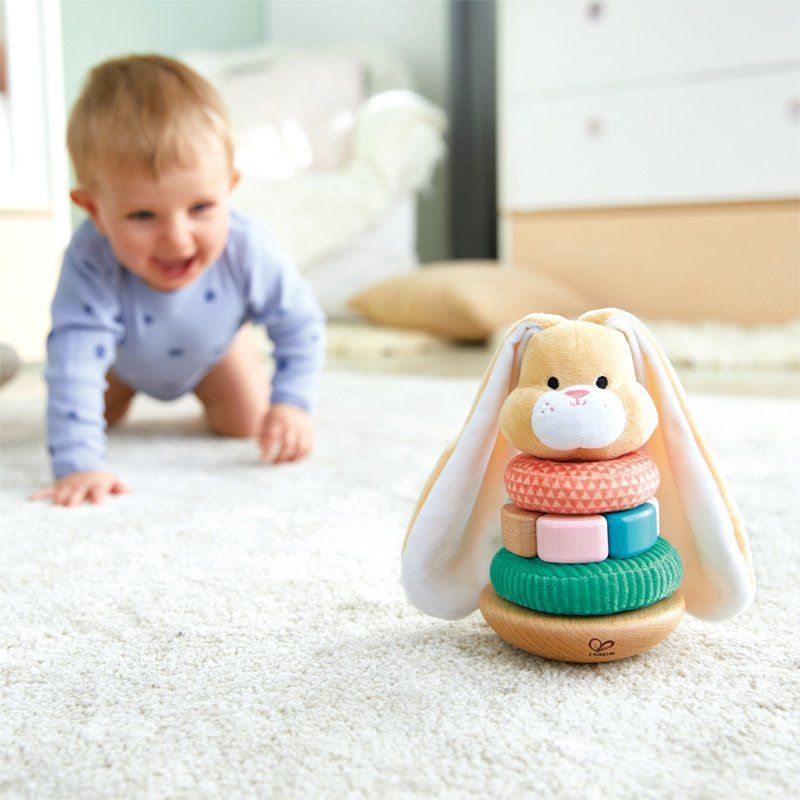 Hape Bunny Stacker jouet à moteur