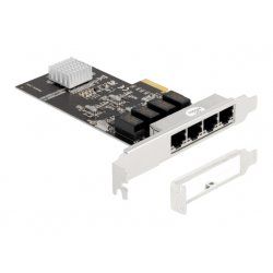 DeLock PCI Express x4 Karte 4 x RJ45 Gigabit LAN RTL8111