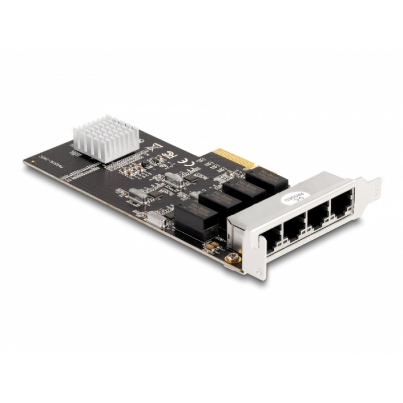 DeLOCK PCI Express x4 Card 4 x RJ45 Gigabit LAN RTL8111