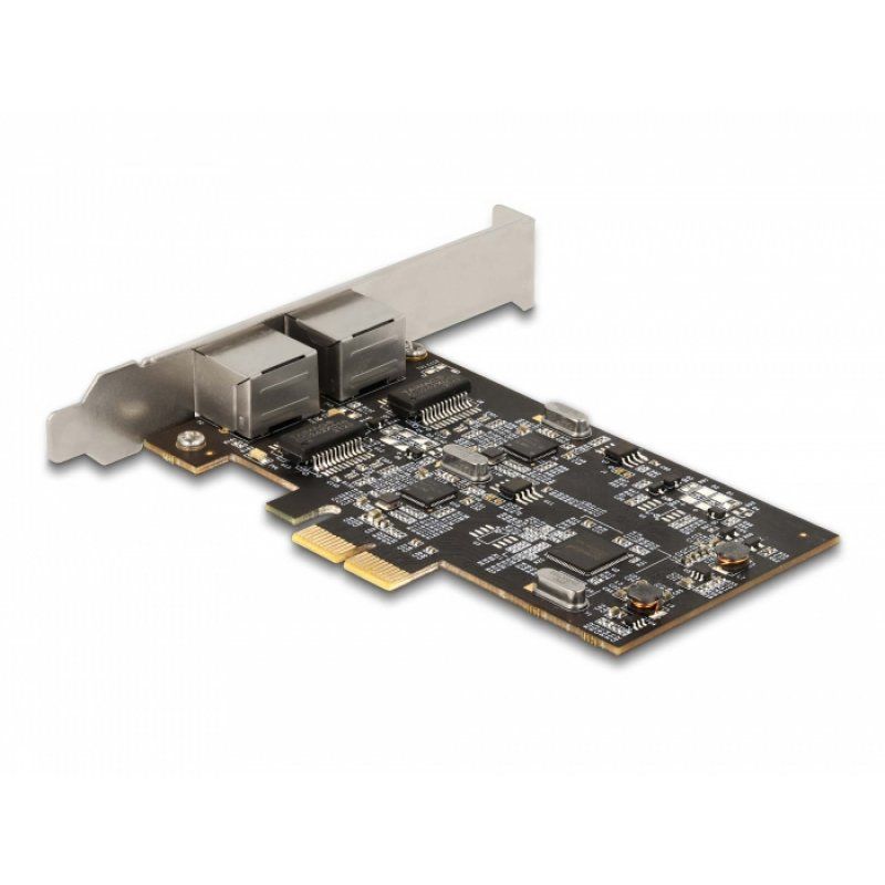 DeLock PCI Express x2 Karte auf 2 x RJ45 2,5 Gigabit LAN i22