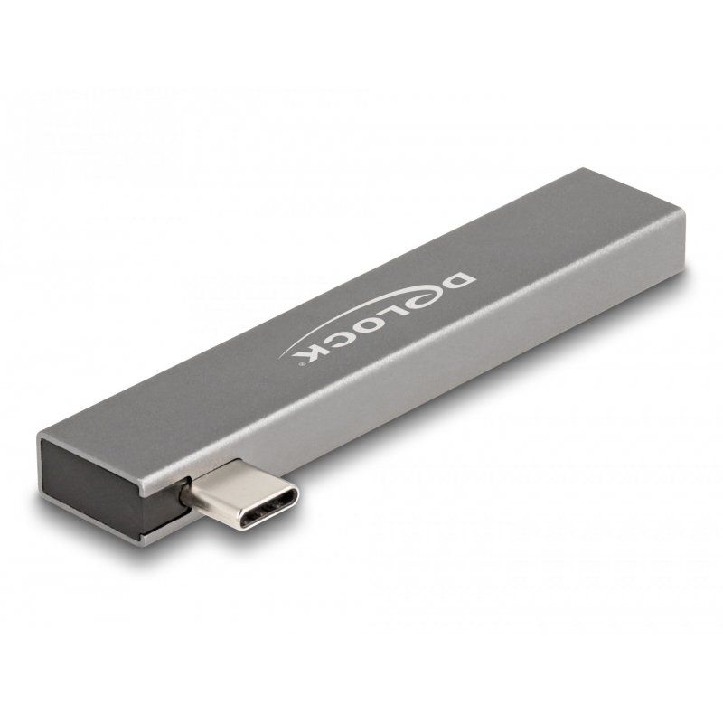 DeLOCK 64274 station d'accueil USB 3.2 Gen 2 (3.1 Gen 2) Type-C Gris