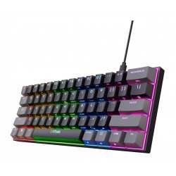 Clavier Gamer Trust GXT 867 Acira 60 Mini RGB (Noir)