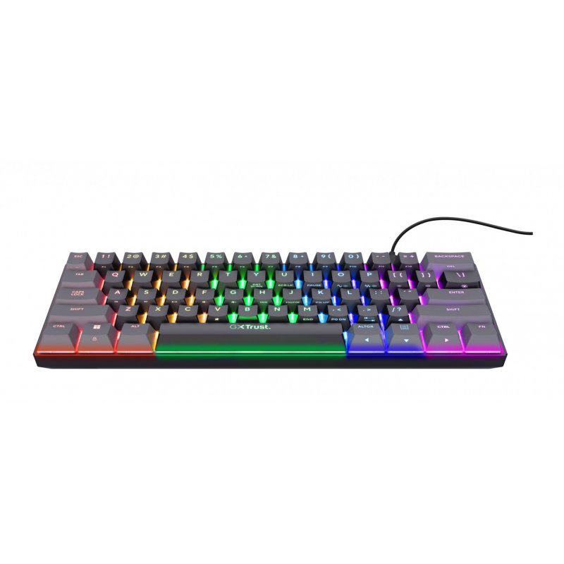Clavier Gamer Trust GXT 867 Acira 60 Mini RGB (Noir)