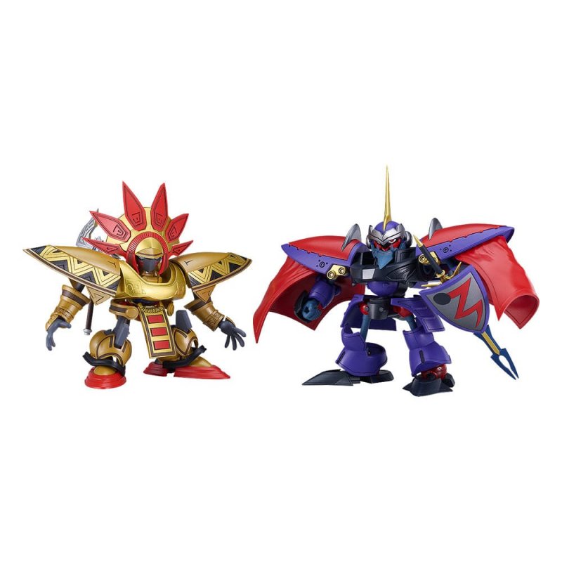 Hao Taikei Ryu Knight figurine Moderoid Plastic Model Kit Collection Series: 4 Shinebaram & Steru 10 cm