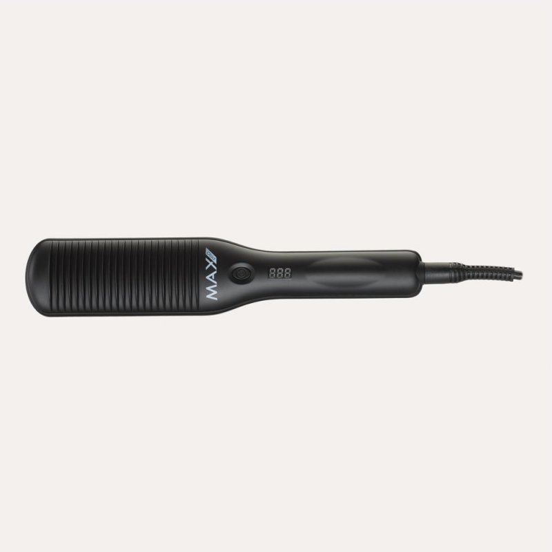Max Pro Silk Brush Brosse à lisser À chaleur Noir 2,5 m