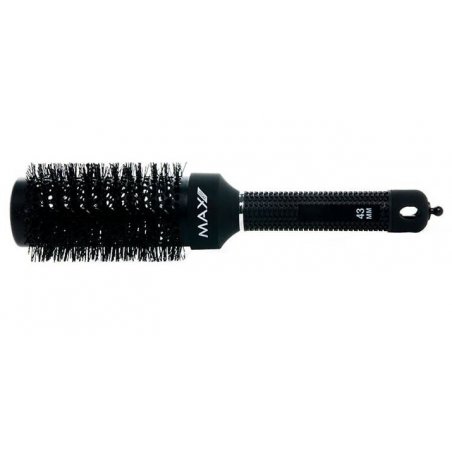 Max Pro 8718781860370 brosse à cheveux et peigne Adulte Brosse à cheveux ronde Noir