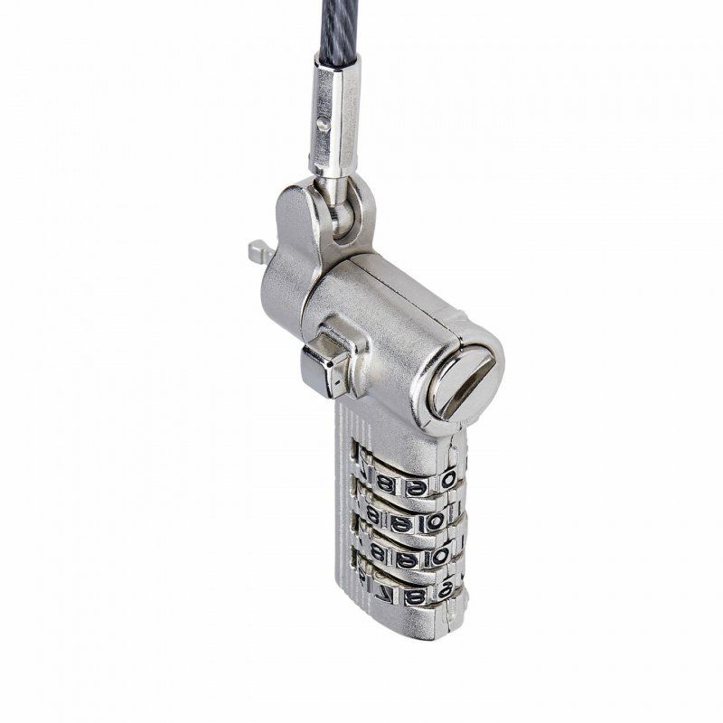 StarTech.com UNIVCS25-LAPTOP-LOCK câble antivol Noir, Argent 2 m